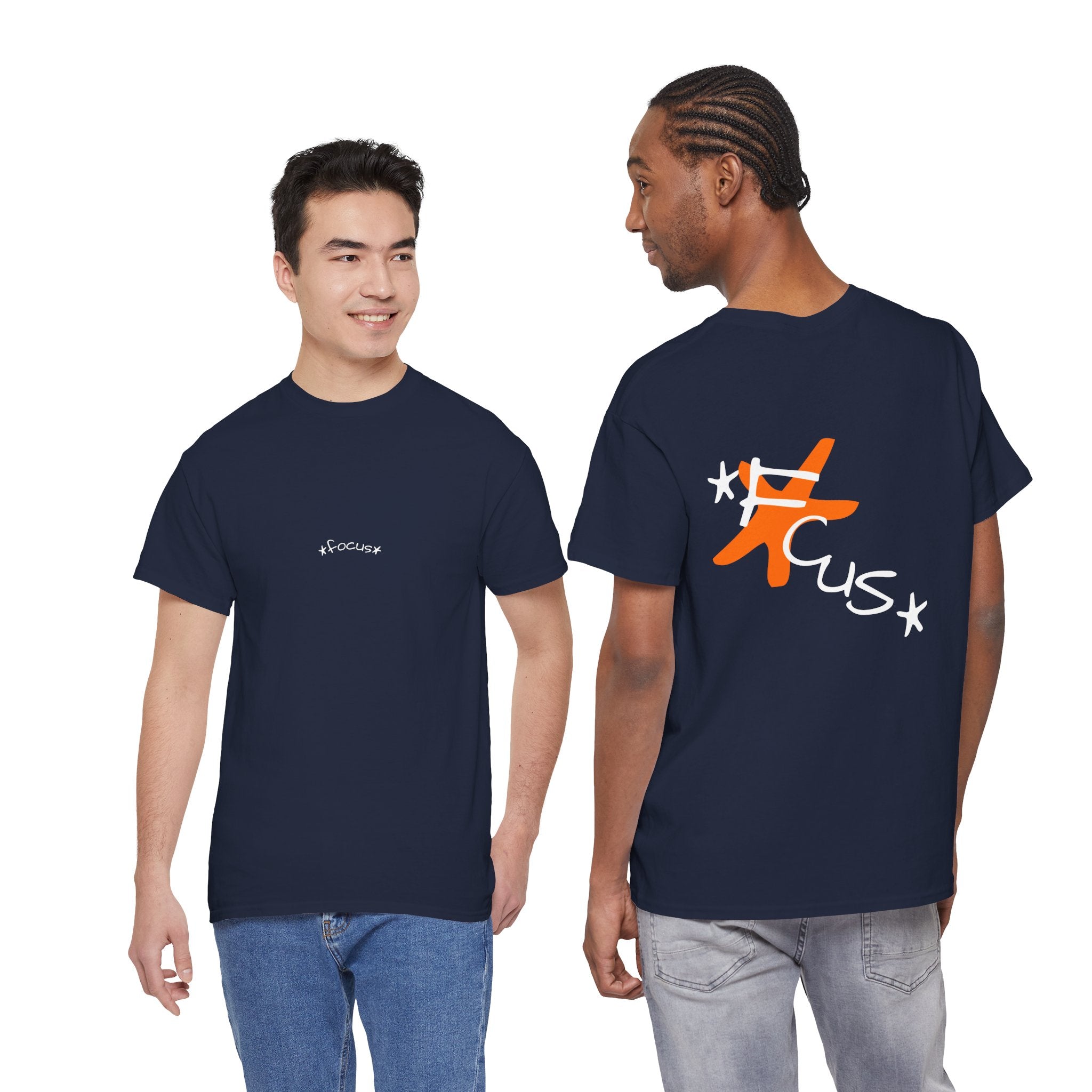 T-SHIRT *FOCUS* orange star